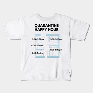 Covid Happy Hour Kids T-Shirt